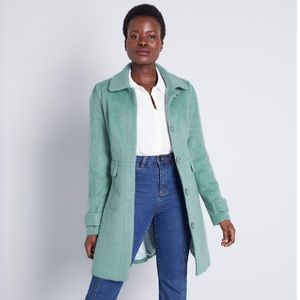Modcloth Mint Green Pea Coat